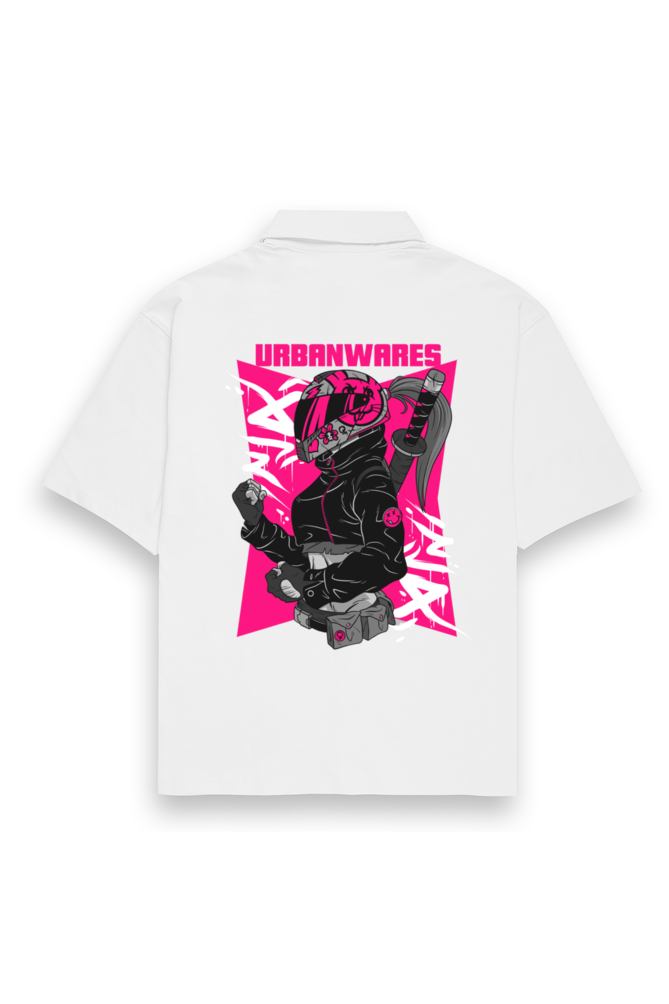 Samurai Girl - Oversized Shirt