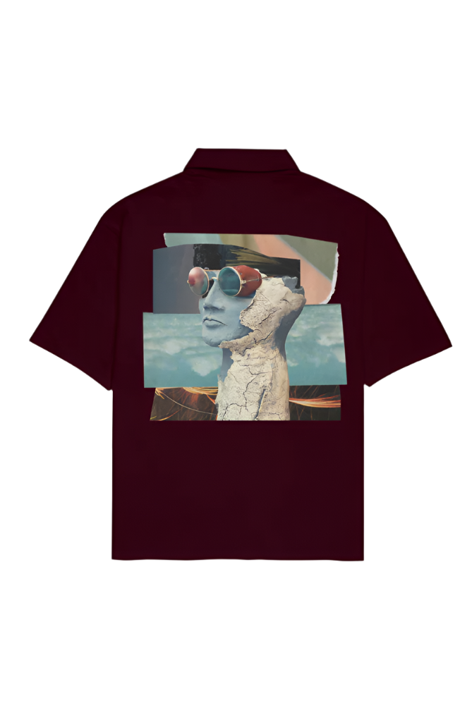 Abstract Face - Oversized Shirt