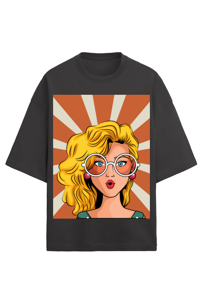 Retro Surprise - Premium Oversized T-Shirt