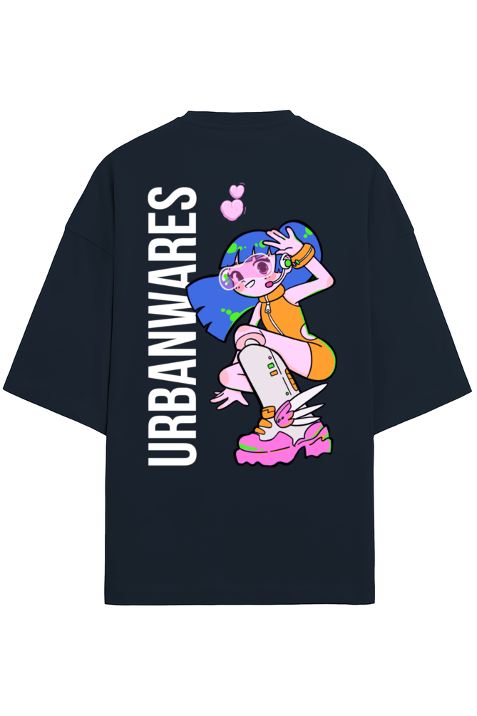 Neon Circuit - Premium Oversized T-Shirt