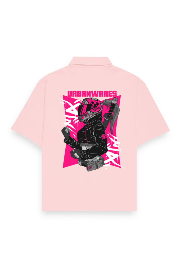 Samurai Girl - Oversized Shirt