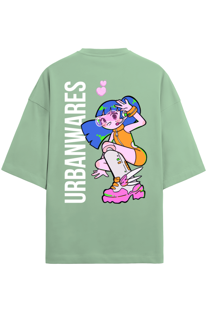 Neon Circuit - Premium Oversized T-Shirt