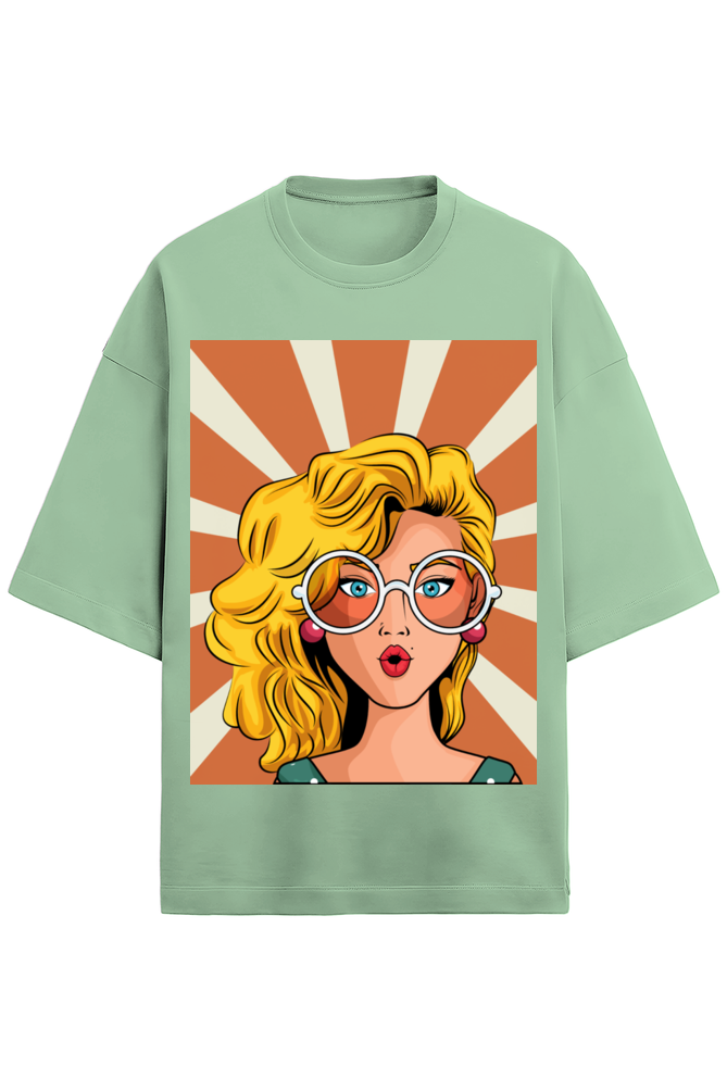 Retro Surprise - Premium Oversized T-Shirt