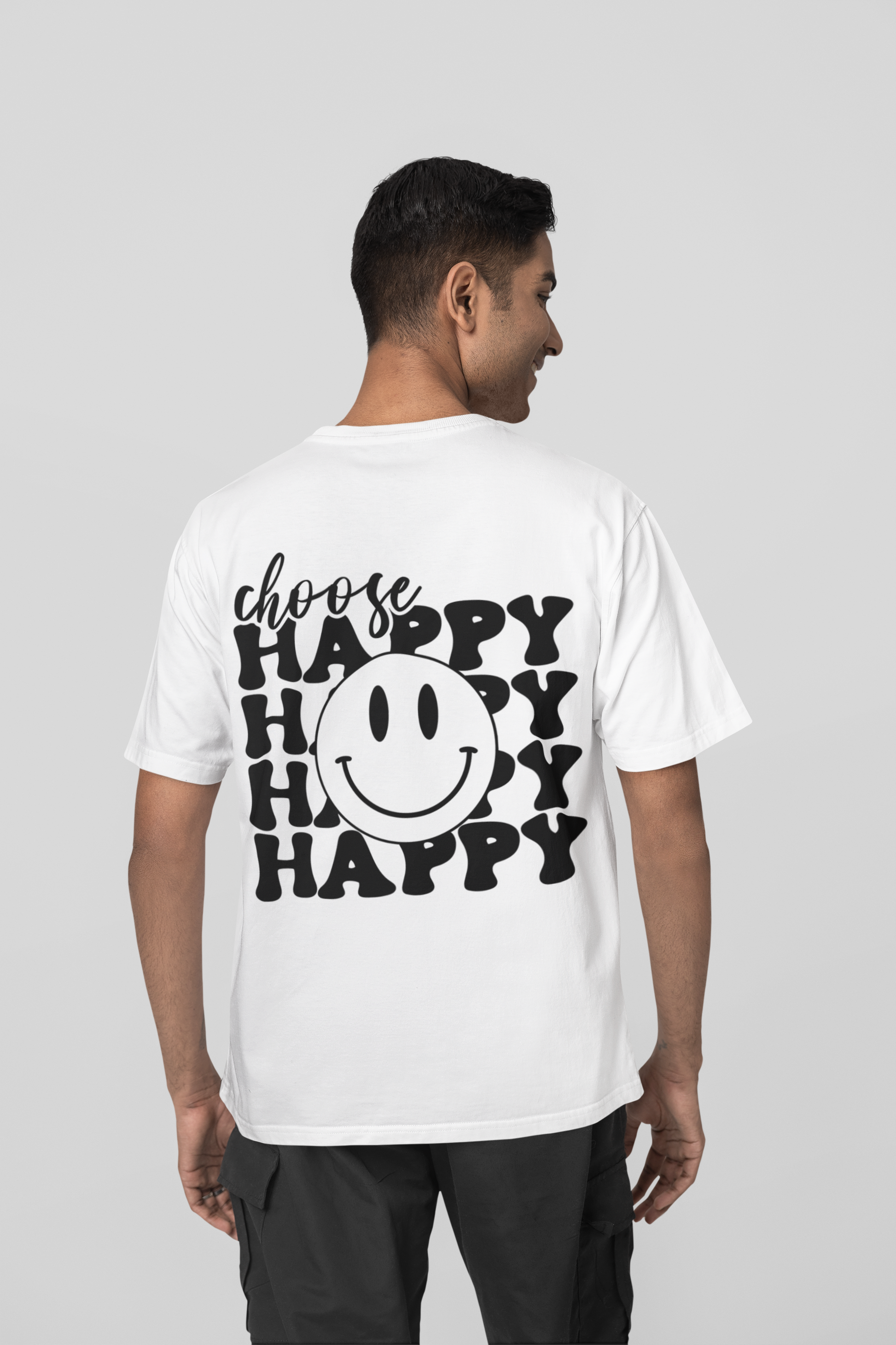 Choose Happy - Premium Oversized T-Shirt