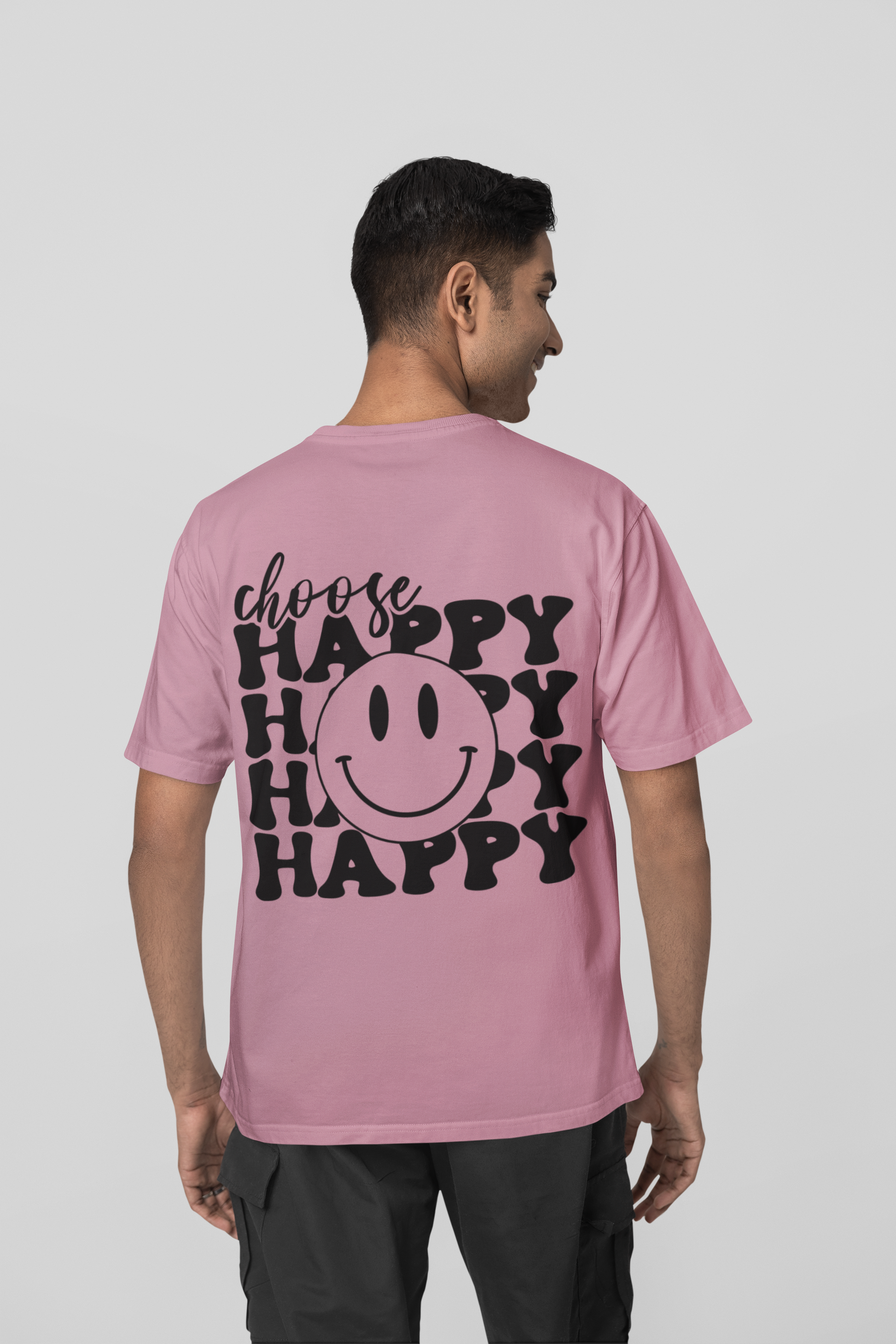 Choose Happy - Premium Oversized T-Shirt
