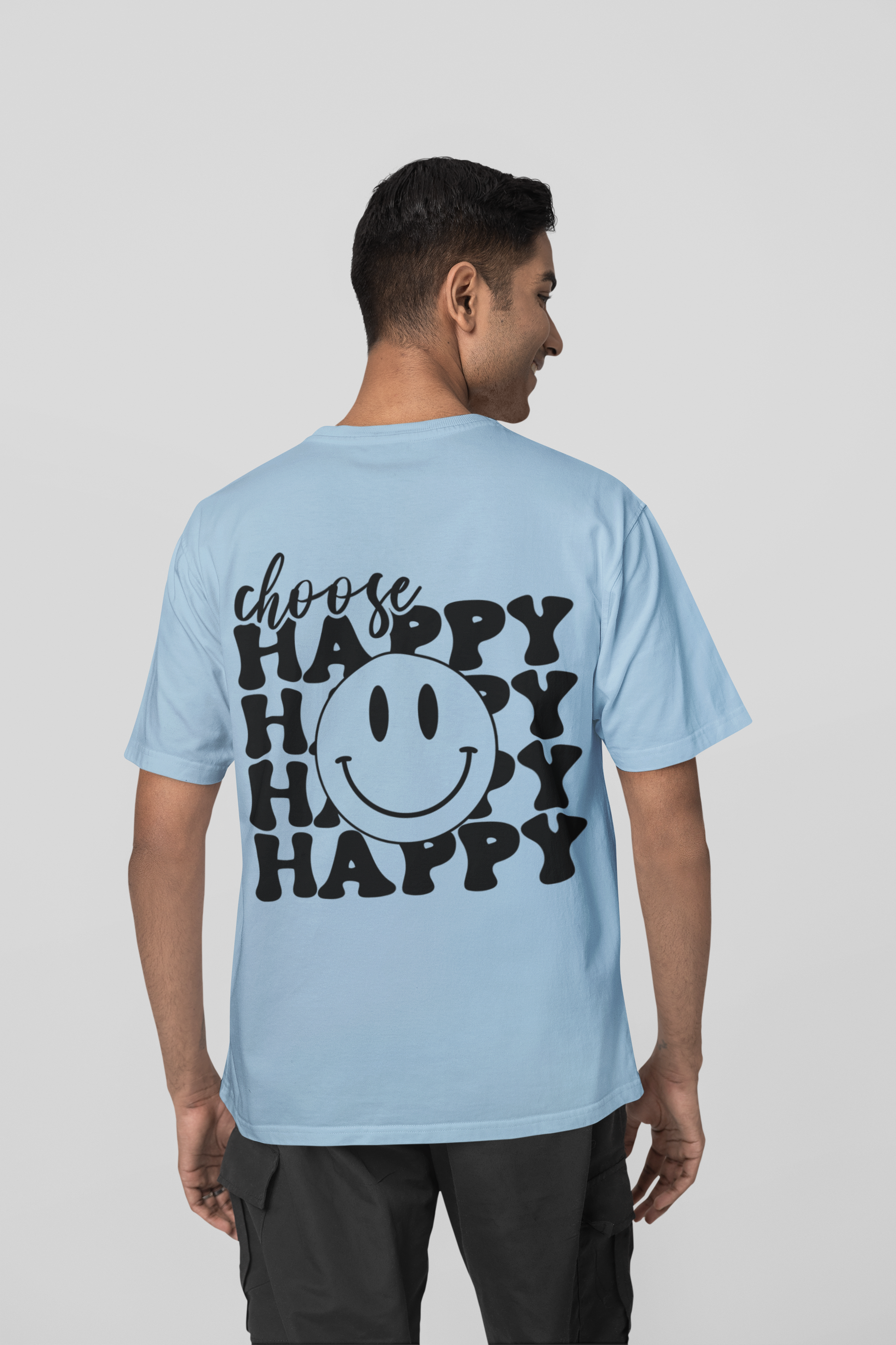 Choose Happy - Premium Oversized T-Shirt