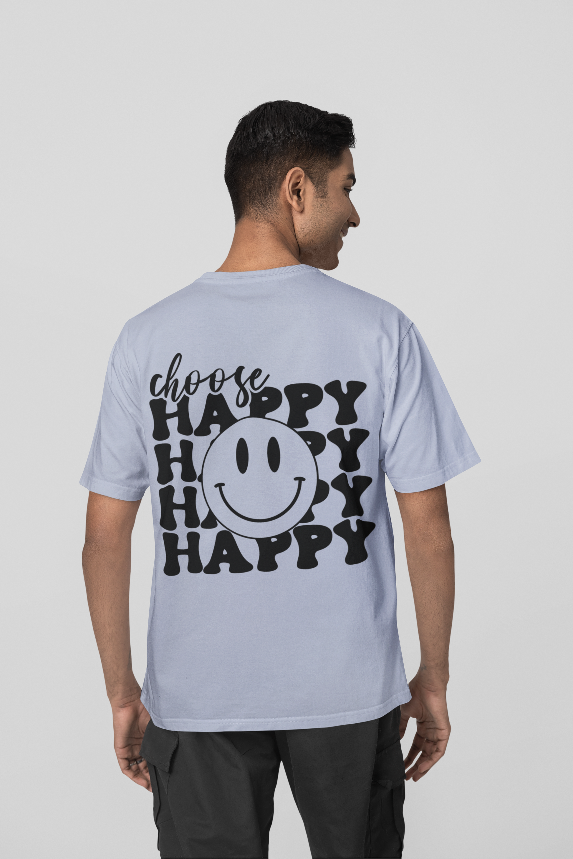 Choose Happy - Premium Oversized T-Shirt