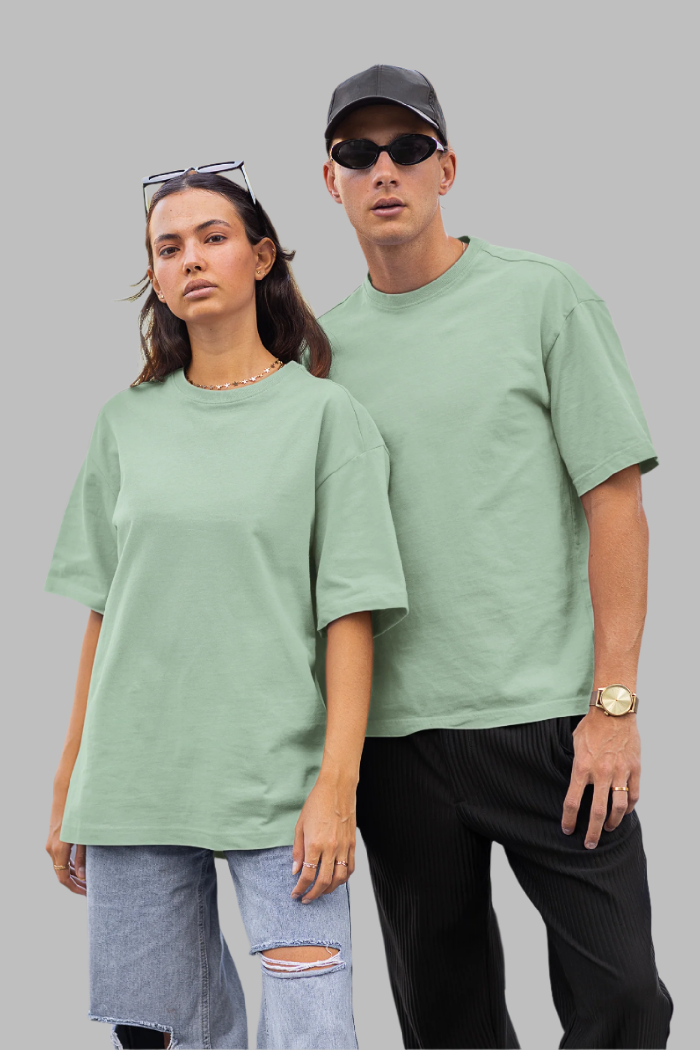 Pack of 2 & 3 - Premium Oversized T-Shirt