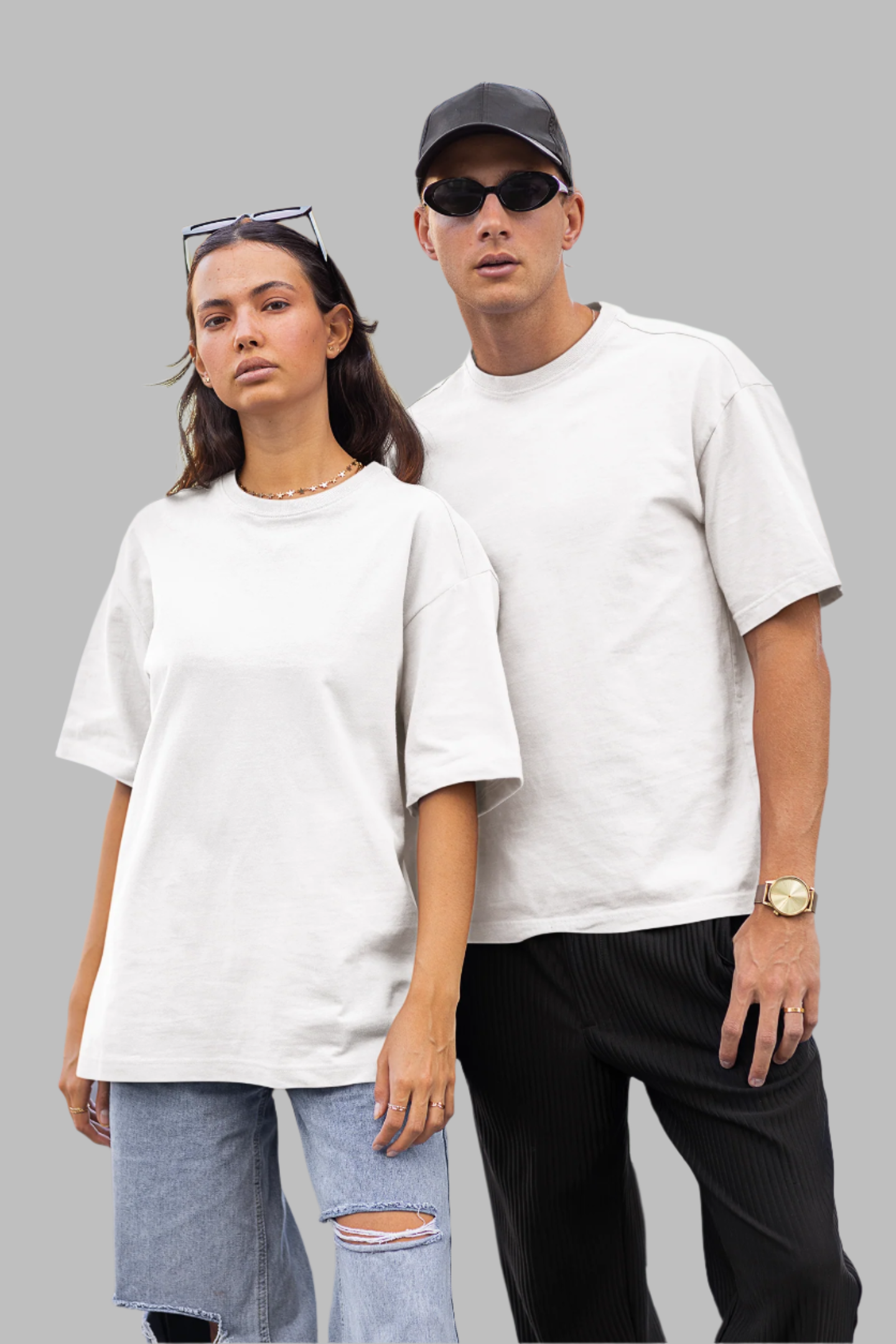 Pack of 2 & 3 - Premium Oversized T-Shirt