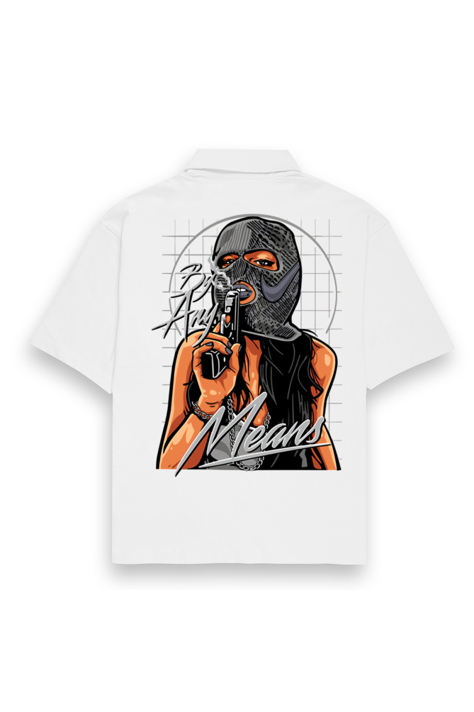 By Any Means - Oversized Shirt