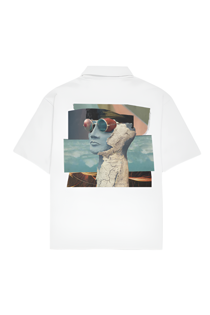 Abstract Face - Oversized Shirt