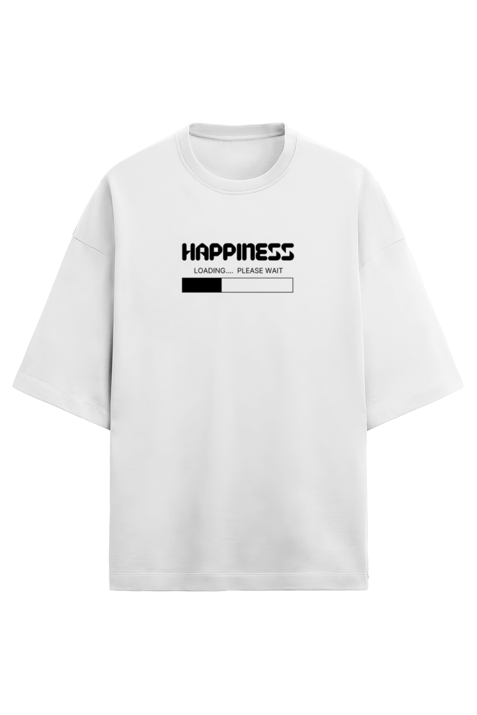 Happiness Loading... - Premium Oversized T-Shirt