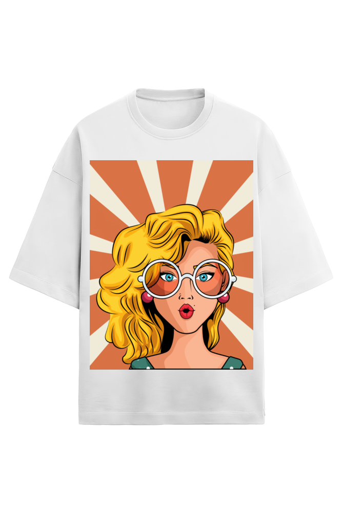 Retro Surprise - Premium Oversized T-Shirt