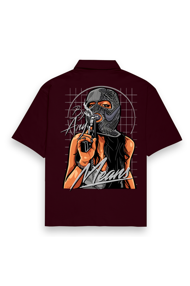 By Any Means - Oversized Shirt