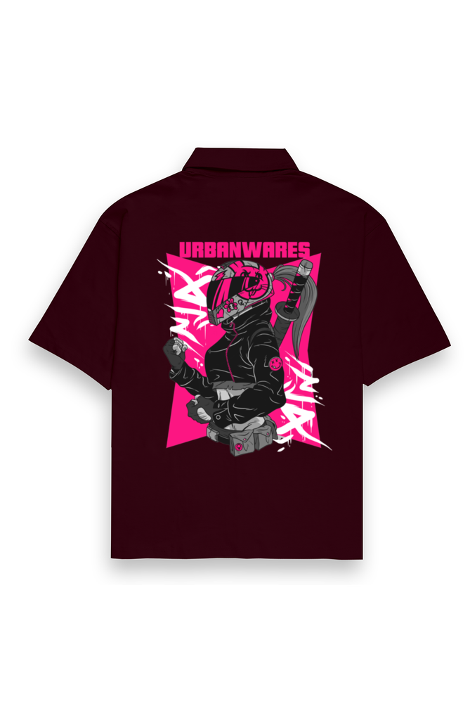 Samurai Girl - Oversized Shirt