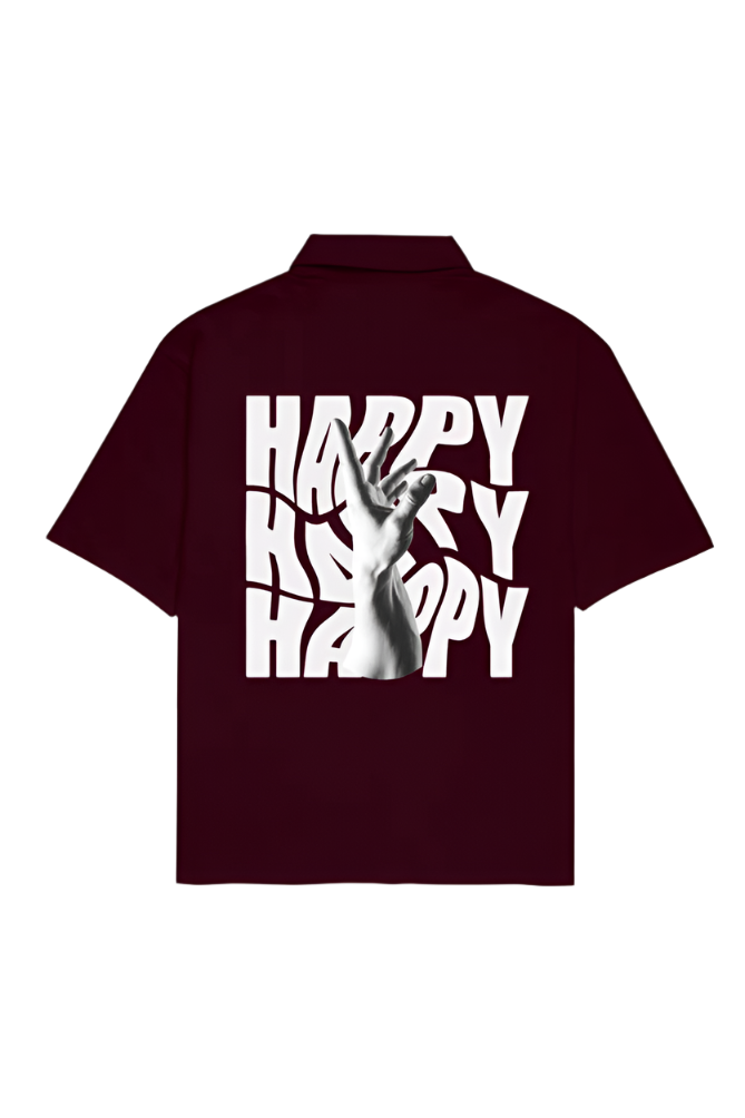 Happy - Oversized Shirt
