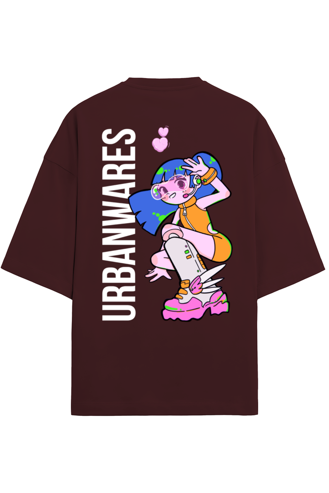 Neon Circuit - Premium Oversized T-Shirt