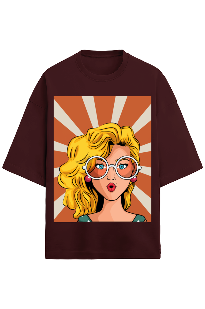 Retro Surprise - Premium Oversized T-Shirt