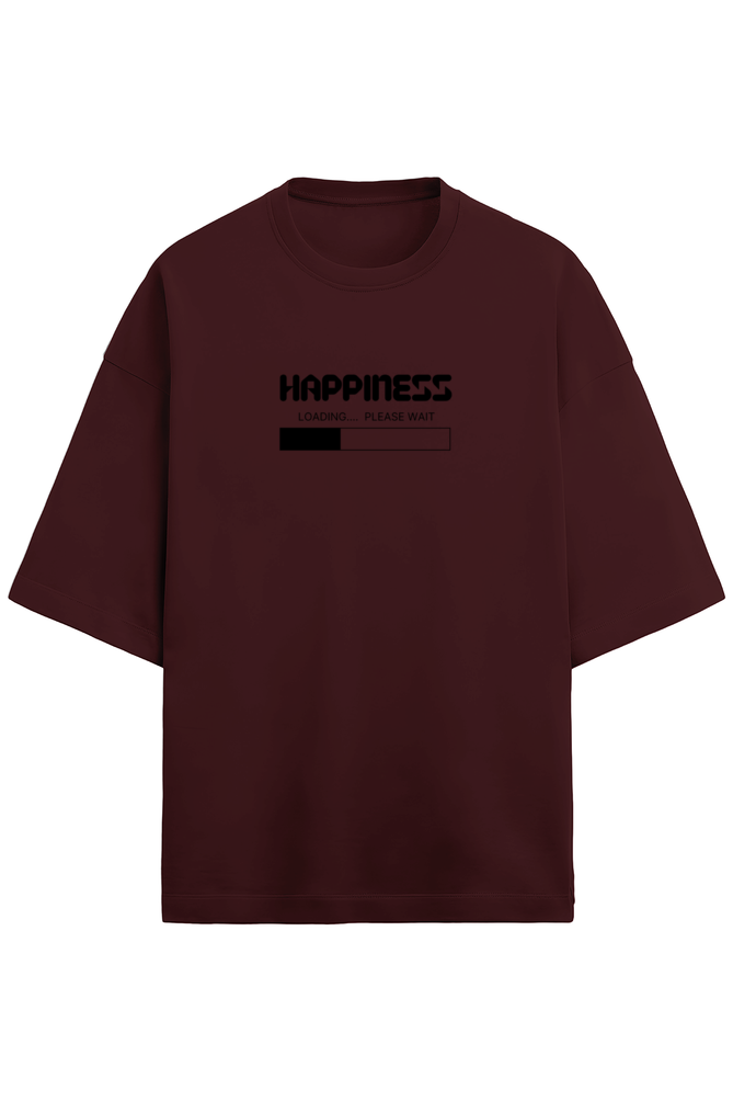 Happiness Loading... - Premium Oversized T-Shirt