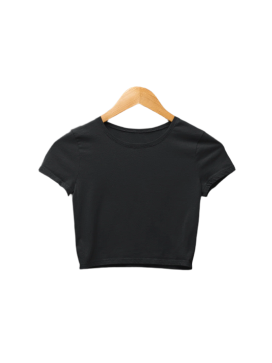 Black - Crop Top
