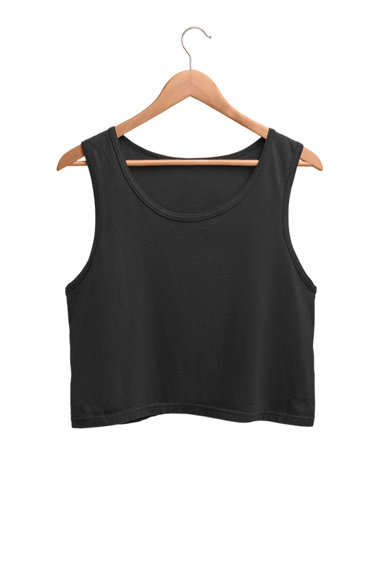 Black - Crop Tank