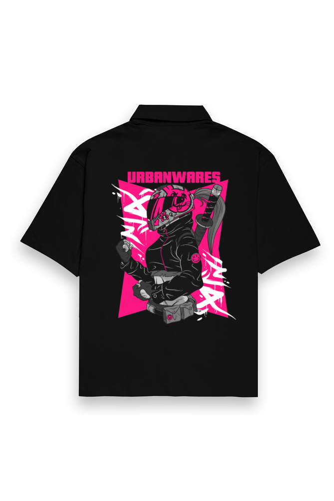 Samurai Girl - Oversized Shirt