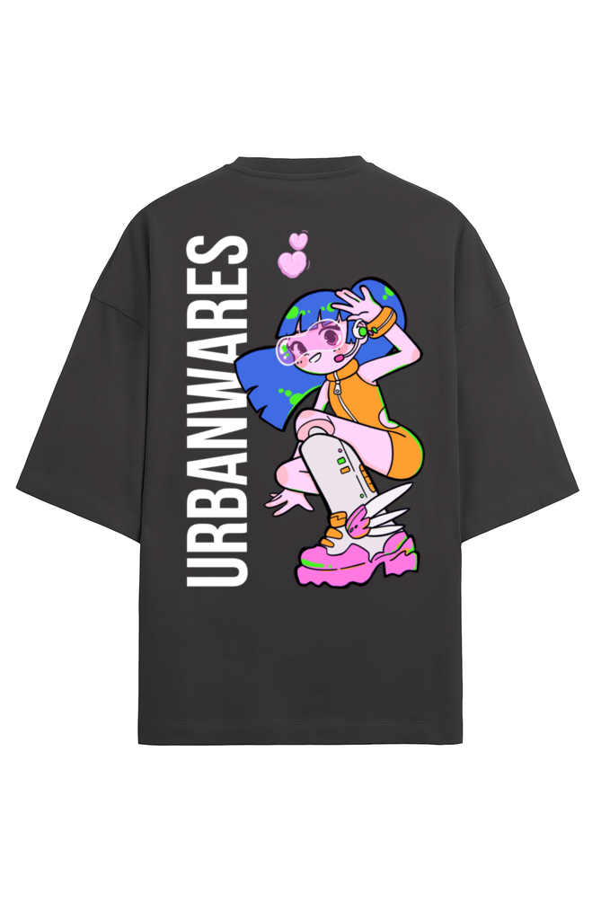 Neon Circuit - Premium Oversized T-Shirt