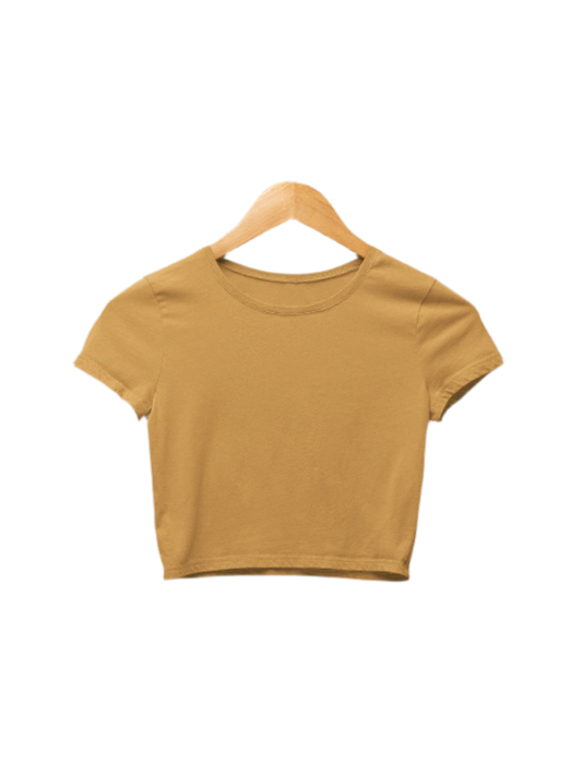 Golden Yellow - Crop Top