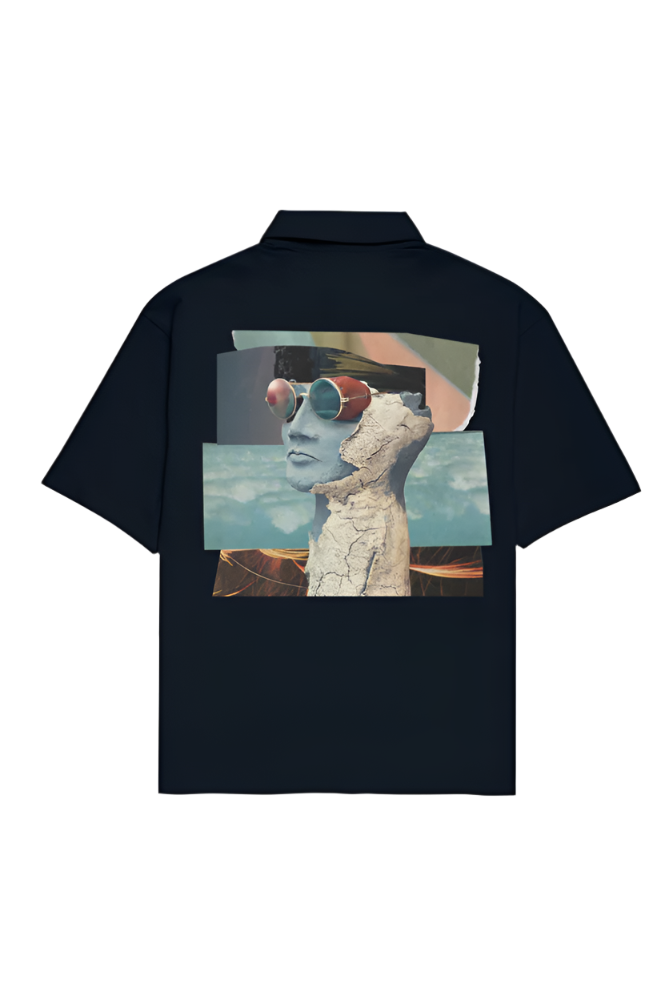 Abstract Face - Oversized Shirt