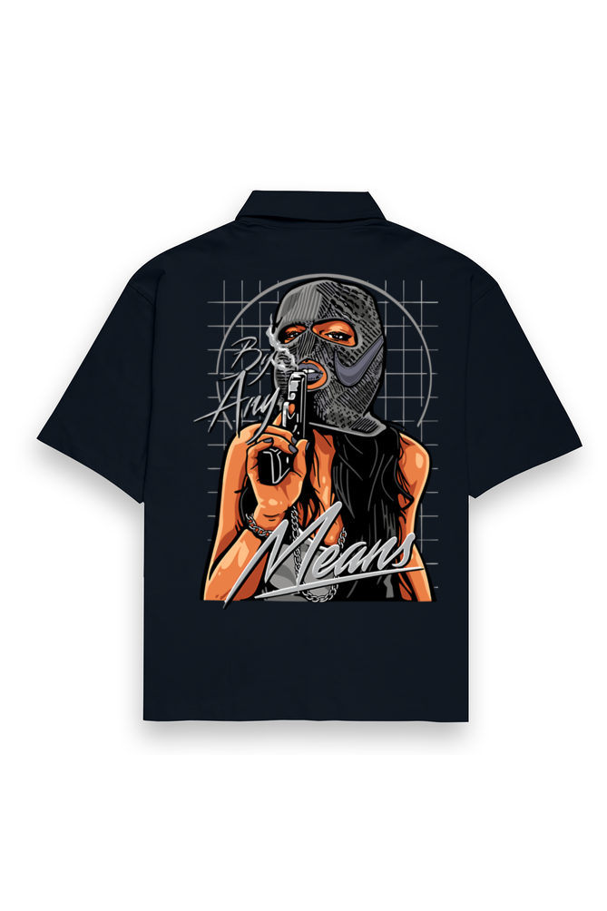 By Any Means - Oversized Shirt