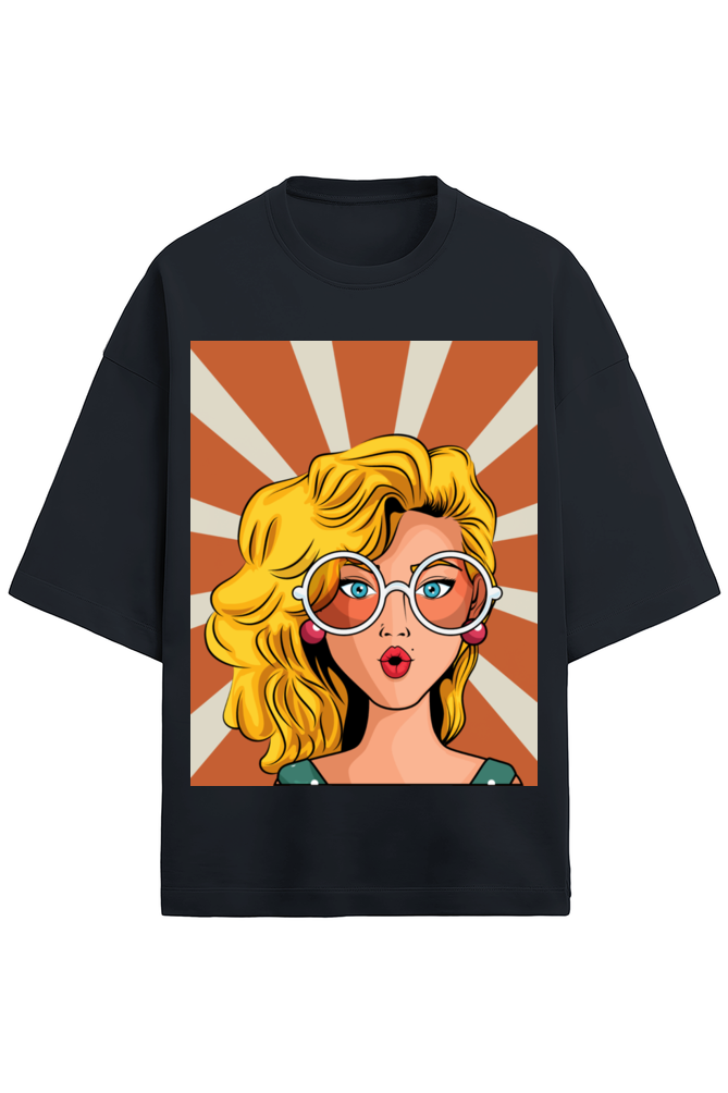 Retro Surprise - Premium Oversized T-Shirt