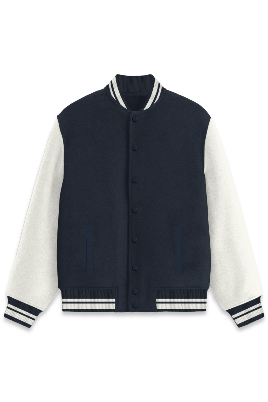 Navy Blue - Varsity Jacket