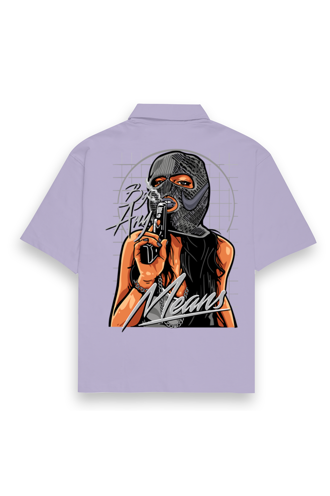 By Any Means - Oversized Shirt