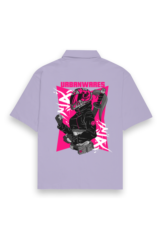 Samurai Girl - Oversized Shirt
