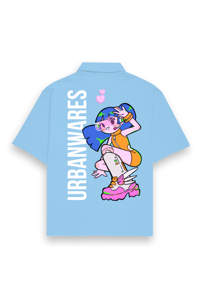 Neon Circuit - Oversized Shirt