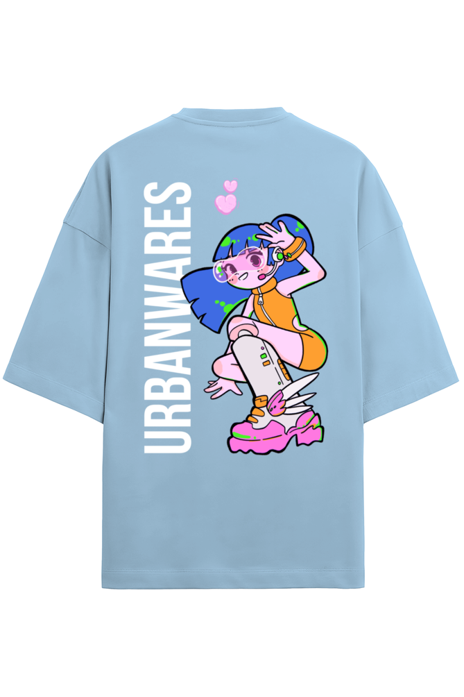 Neon Circuit - Premium Oversized T-Shirt