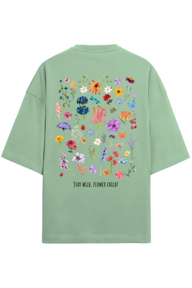 Stay Wild, Power Child - Premium Oversized T-Shirt