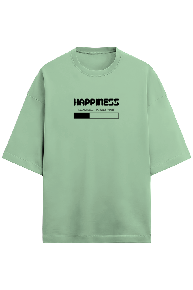 Happiness Loading... - Premium Oversized T-Shirt