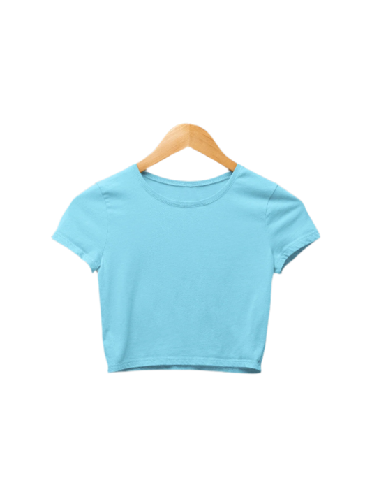 Sky Blue - Crop Top