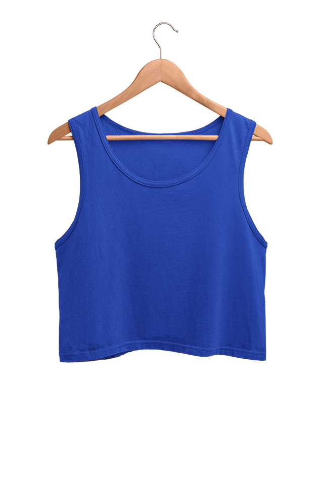 Royal Blue - Crop Tank