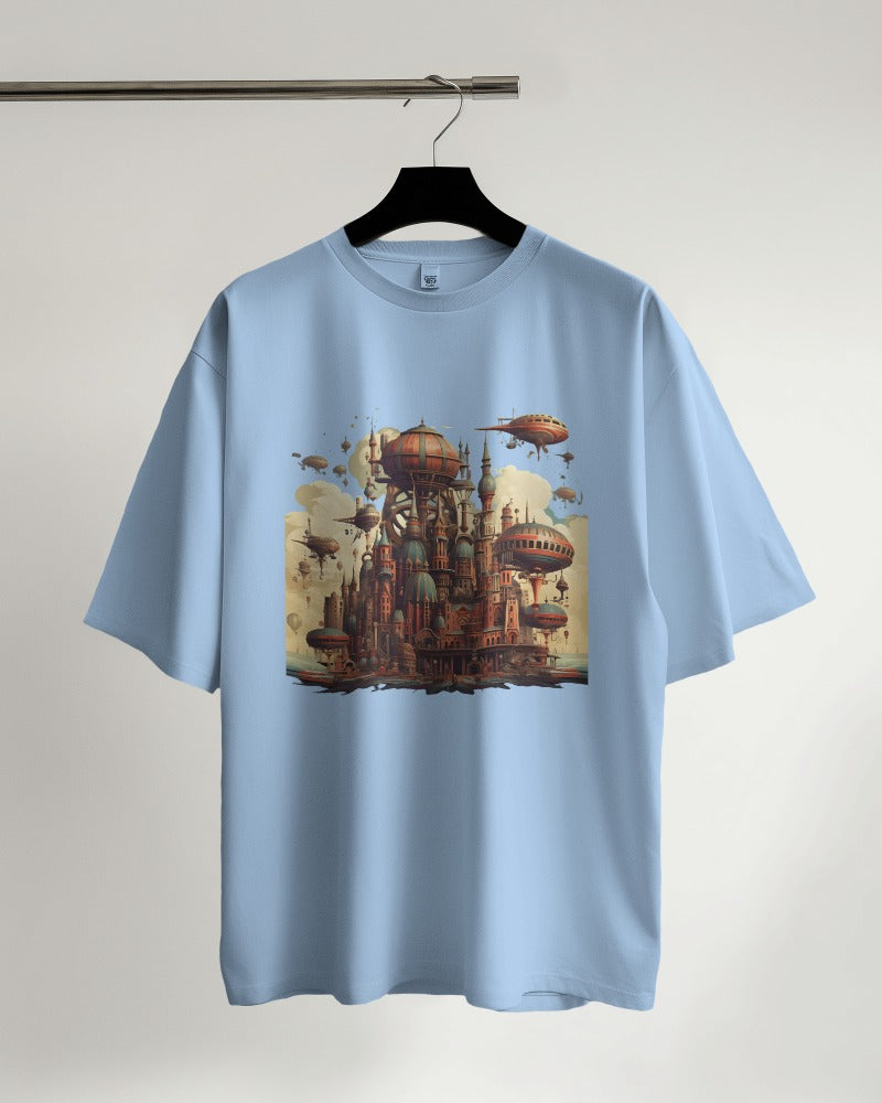 Steampunk City - Classic Oversized T-Shirt