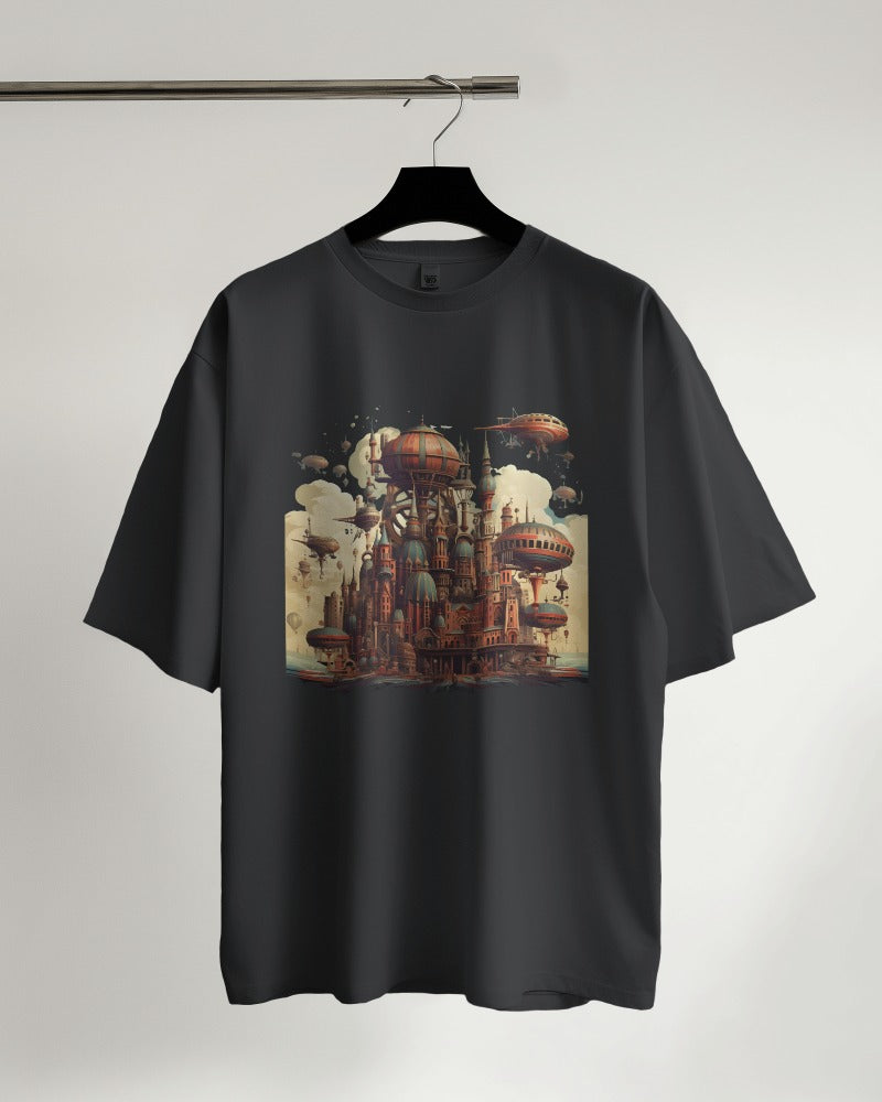 Steampunk City - Classic Oversized T-Shirt