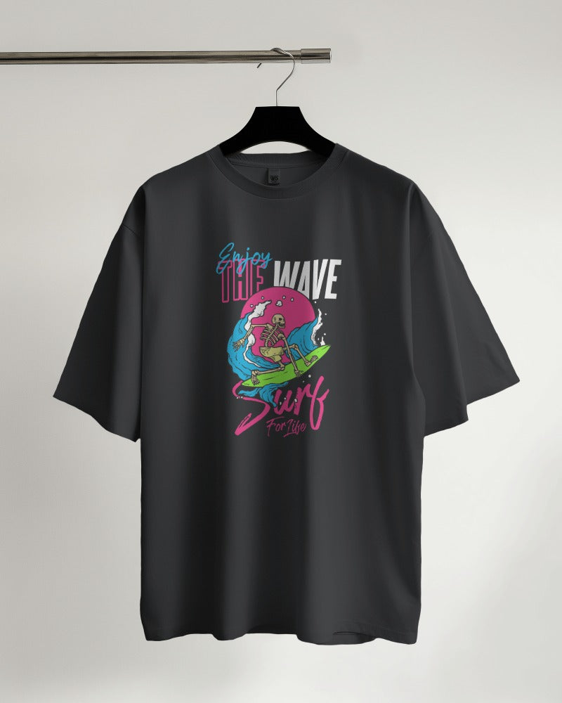 Enjoy The Wave - Classic Oversized T-Shirt