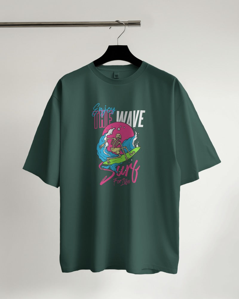 Enjoy The Wave - Classic Oversized T-Shirt