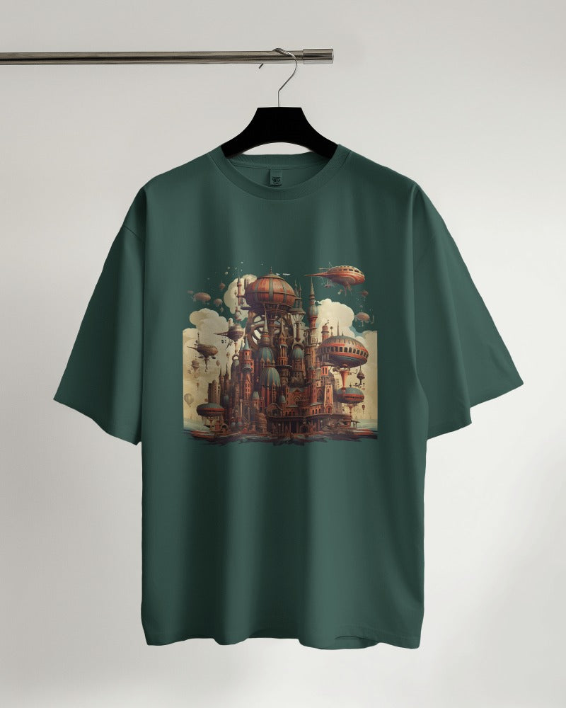 Steampunk City - Classic Oversized T-Shirt