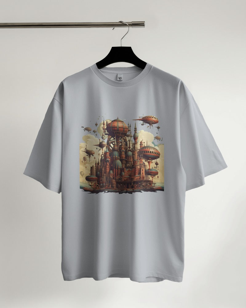 Steampunk City - Classic Oversized T-Shirt