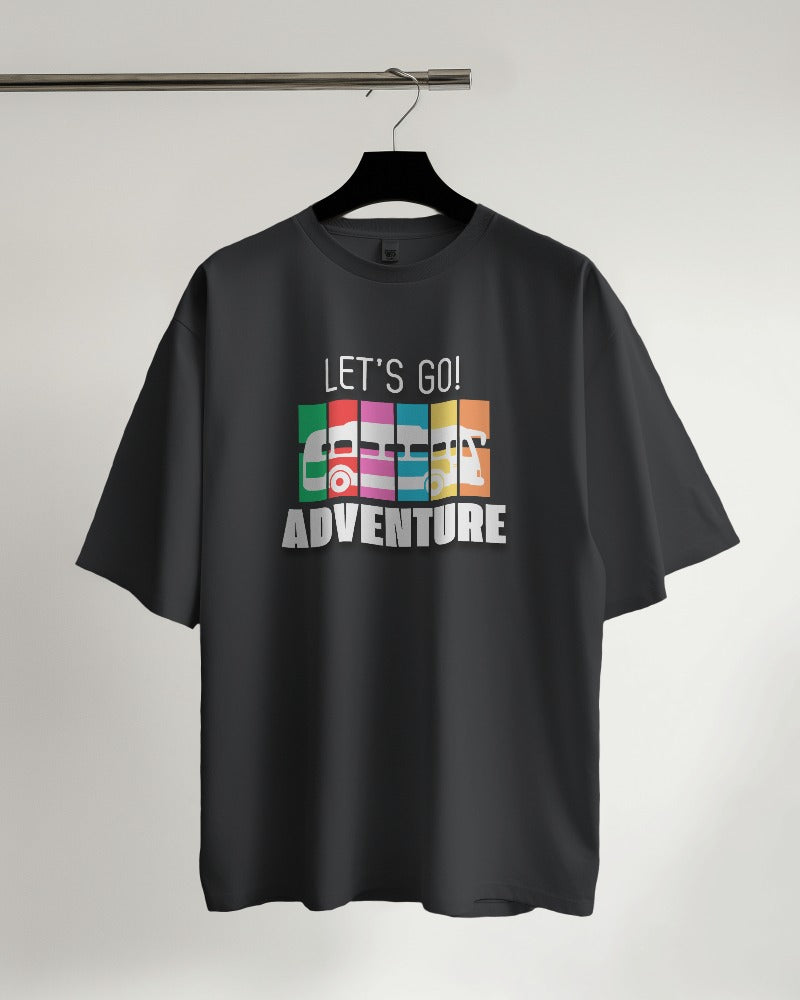Let's Go Adventure - Classic Oversized T-Shirt