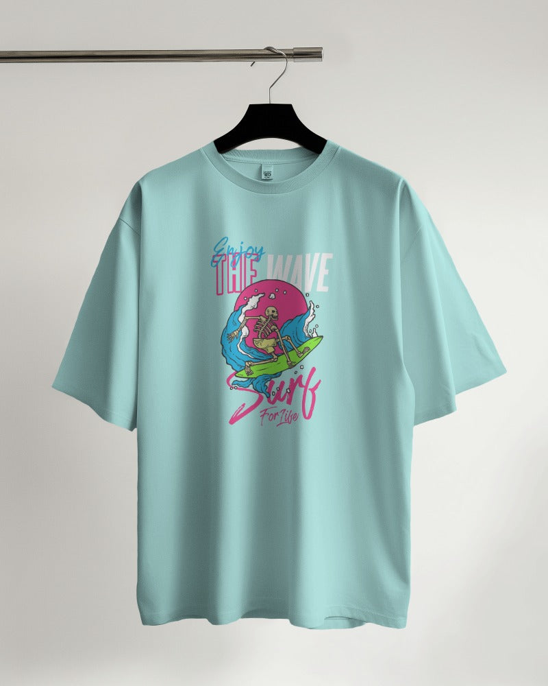 Enjoy The Wave - Classic Oversized T-Shirt