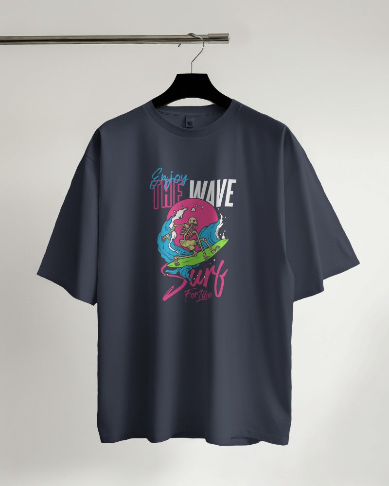 Enjoy The Wave - Classic Oversized T-Shirt