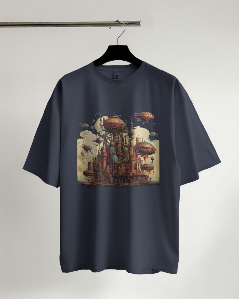 Steampunk City - Classic Oversized T-Shirt